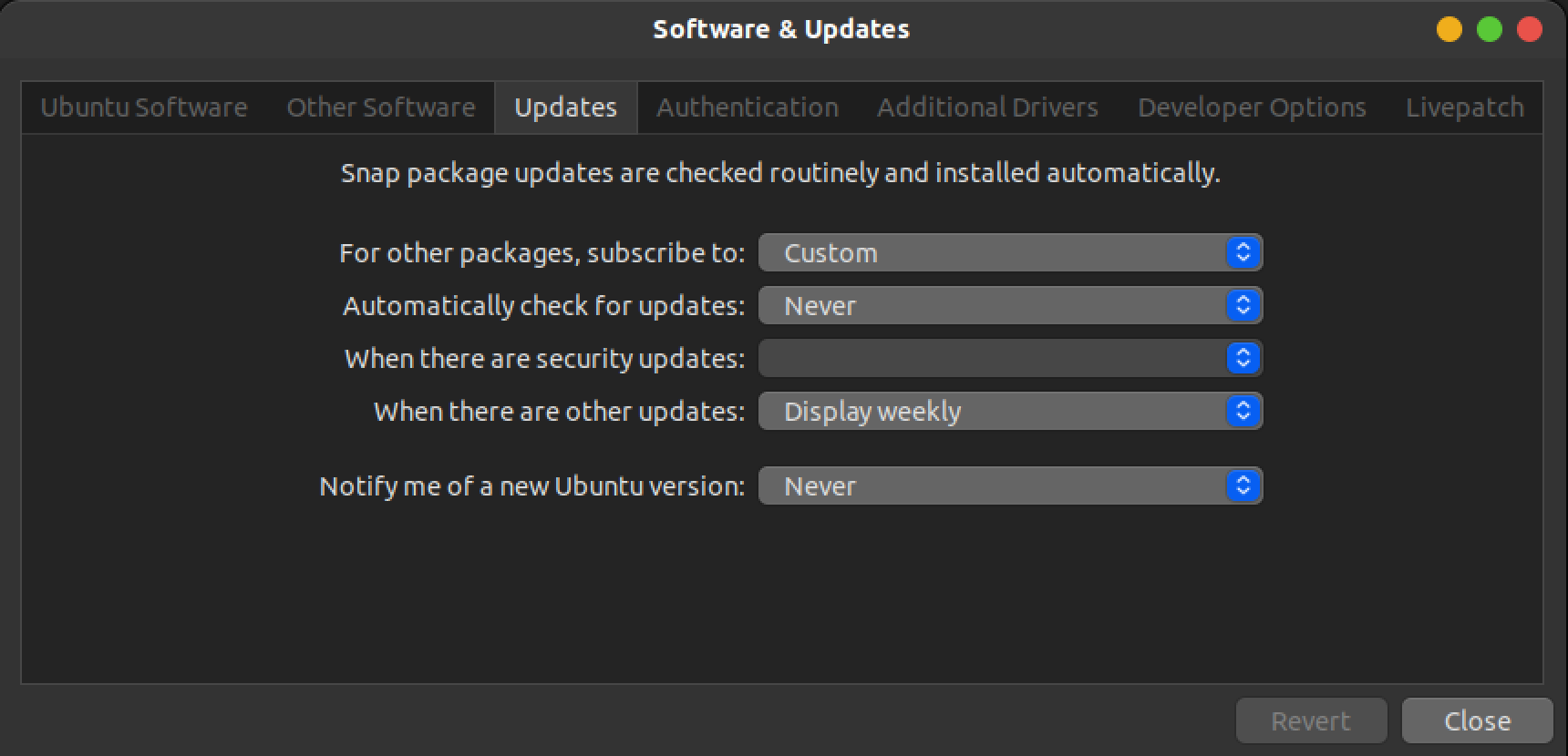 ubuntu-software-updates