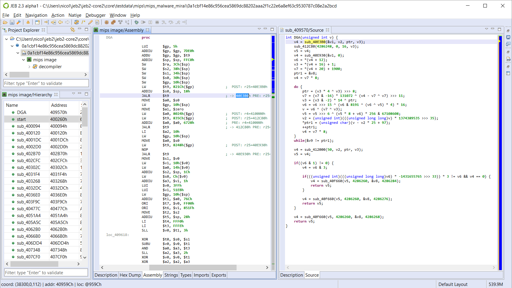 MIPS Decompiler